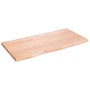 Estante de pared madera de roble tratada marrón claro 80x40x2cm en Estanterías | Comprar online en Foru.es