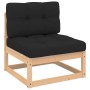 Muebles de jardín 8 pzas y cojines madera maciza pino de vidaXL, Conjuntos de jardín - Ref: Foro24-3083747, Precio: 663,95 €,...