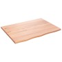 Estante de pared madera de roble tratada marrón claro 80x60x2cm en Estanterías | Comprar online en Foru.es