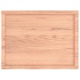 Estante pared madera roble tratada marrón claro 80x60x(2-4) cm en Estanterías | Comprar online en Foru.es