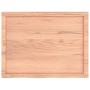 Estante pared madera roble tratada marrón claro 80x60x(2-6) cm en Estanterías | Comprar online en Foru.es
