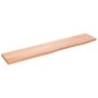Estante de pared madera roble tratada marrón claro 100x20x2 cm en Estanterías | Comprar online en Foru.es