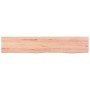Estante de pared madera roble tratada marrón claro 100x20x4 cm en Estanterías | Comprar online en Foru.es