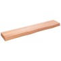 Estante de pared madera roble tratada marrón claro 100x20x6 cm en Estanterías | Comprar online en Foru.es
