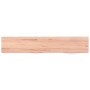Estante de pared madera roble tratada marrón claro 100x20x6 cm en Estanterías | Comprar online en Foru.es
