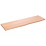 Estante de pared madera roble tratada marrón claro 100x30x2 cm en Estanterías | Comprar online en Foru.es