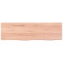 Estante de pared madera roble tratada marrón claro 100x30x2 cm en Estanterías | Comprar online en Foru.es