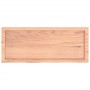 Estante pared madera roble tratada marrón claro 100x40x(2-4) cm en Estanterías | Comprar online en Foru.es