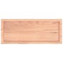 Estante pared madera roble tratada marrón claro 100x40x(2-6) cm en Estanterías | Comprar online en Foru.es