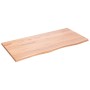 Estante de pared madera roble tratada marrón claro 100x50x2 cm en Estanterías | Comprar online en Foru.es
