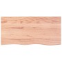 Estante de pared madera roble tratada marrón claro 100x50x2 cm en Estanterías | Comprar online en Foru.es