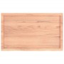 Estante pared madera roble tratada marrón claro 100x60x(2-4) cm en Estanterías | Comprar online en Foru.es