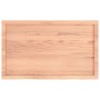 Estante pared madera roble tratada marrón claro 100x60x(2-6) cm en Estanterías | Comprar online en Foru.es
