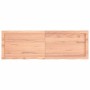 Estante pared madera roble tratada marrón claro 120x40x(2-4) cm en Estanterías | Comprar online en Foru.es