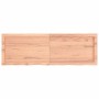Estante pared madera roble tratada marrón claro 120x40x(2-6) cm en Estanterías | Comprar online en Foru.es