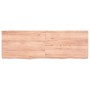 Estante pared madera roble tratada marrón claro 120x40x(2-6) cm en Estanterías | Comprar online en Foru.es
