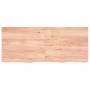 Estante pared madera roble tratada marrón claro 120x50x(2-4) cm en Estanterías | Comprar online en Foru.es