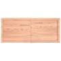 Estante pared madera roble tratada marrón claro 120x50x(2-6) cm en Estanterías | Comprar online en Foru.es