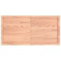 Estante pared madera roble tratada marrón claro 120x60x(2-4) cm en Estanterías | Comprar online en Foru.es