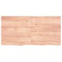 Estante pared madera roble tratada marrón claro 120x60x(2-4) cm en Estanterías | Comprar online en Foru.es