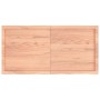 Estante pared madera roble tratada marrón claro 120x60x(2-6) cm en Estanterías | Comprar online en Foru.es