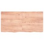 Estante pared madera roble tratada marrón claro 120x60x(2-6) cm en Estanterías | Comprar online en Foru.es