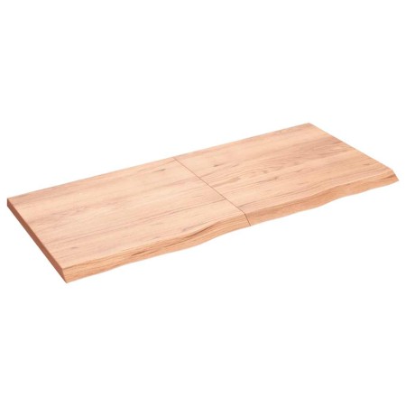 Estante pared madera roble tratada marrón claro 140x60x(2-4) cm en Estanterías | Comprar online en Foru.es