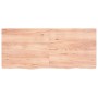 Estante pared madera roble tratada marrón claro 140x60x(2-4) cm en Estanterías | Comprar online en Foru.es
