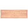 Estante pared madera roble tratada marrón claro 160x50x(2-4) cm en Estanterías | Comprar online en Foru.es