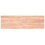 Estante pared madera roble tratada marrón claro 160x50x(2-4) cm en Estanterías | Comprar online en Foru.es