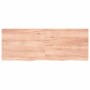 Estante pared madera roble tratada marrón claro 160x60x(2-4) cm en Estanterías | Comprar online en Foru.es