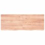Estante pared madera roble tratada marrón claro 160x60x(2-6) cm en Estanterías | Comprar online en Foru.es
