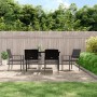 Sillas de jardín 6 uds ratán sintético negro 54x62,5x89 cm de vidaXL, Sillas de jardín - Ref: Foro24-3187084, Precio: 237,54 ...