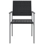 Sillas de jardín 6 uds ratán sintético negro 54x62,5x89 cm de vidaXL, Sillas de jardín - Ref: Foro24-3187084, Precio: 237,54 ...