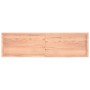 Estante pared madera roble tratada marrón claro 180x50x(2-6) cm en Estanterías | Comprar online en Foru.es