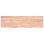 Estante pared madera roble tratada marrón claro 180x50x(2-6) cm en Estanterías | Comprar online en Foru.es