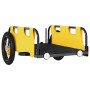 Remolque para bicicletas hierro y tela Oxford amarillo de vidaXL, Remolques para bicicletas - Ref: Foro24-94162, Precio: 77,5...