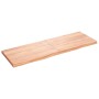 Estante pared madera roble tratada marrón claro 180x60x(2-6) cm en Estanterías | Comprar online en Foru.es