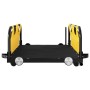 Remolque para bicicletas hierro y tela Oxford amarillo de vidaXL, Remolques para bicicletas - Ref: Foro24-94162, Precio: 77,5...