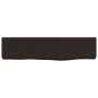 Estante de pared madera roble tratada marrón oscuro 40x10x4 cm en Estanterías | Comprar online en Foru.es