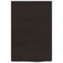 Estante pared madera roble tratada marrón oscuro 40x60x(2-4) cm en Estanterías | Comprar online en Foru.es