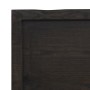 Estante pared madera roble tratada marrón oscuro 40x60x(2-4) cm en Estanterías | Comprar online en Foru.es