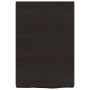 Estante pared madera roble tratada marrón oscuro 40x60x(2-6) cm en Estanterías | Comprar online en Foru.es