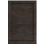 Estante pared madera roble tratada marrón oscuro 40x60x(2-6) cm en Estanterías | Comprar online en Foru.es