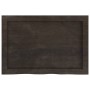 Estante pared madera roble tratada marrón oscuro 60x40x(2-6) cm en Estanterías | Comprar online en Foru.es