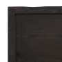 Estante pared madera roble tratada marrón oscuro 60x40x(2-6) cm en Estanterías | Comprar online en Foru.es