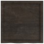 Estante pared madera roble tratada marrón oscuro 60x60x(2-6) cm en Estanterías | Comprar online en Foru.es