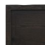 Estante pared madera roble tratada marrón oscuro 100x40x(2-6)cm en Estanterías | Comprar online en Foru.es