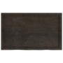 Estante pared madera roble tratada marrón oscuro 100x60x(2-6)cm en Estanterías | Comprar online en Foru.es