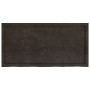 Estante pared madera roble tratada marrón oscuro 120x60x(2-4)cm en Estanterías | Comprar online en Foru.es